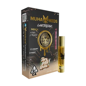 Toro Milk Runts cartridge featuring a premium cannabis vape cart with creamy candy-inspired flavor and smooth vapor.